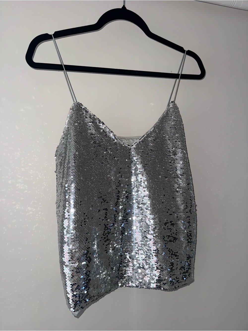 ASOS Silver Sequin Camisole